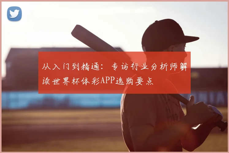 从入门到精通:专访行业分析师解读世界杯体彩APP选购要点